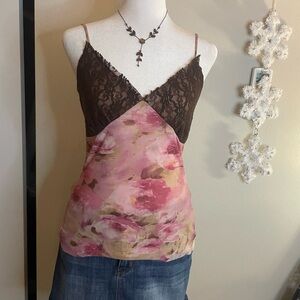 sweet pea y2k floral tank top